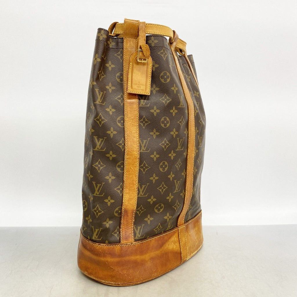 Louis Vuitton Shoulder Bag Monogram Randonnee GM Brown — view 2