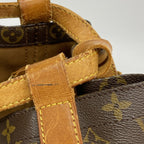 Louis Vuitton Shoulder Bag Monogram Randonnee GM Brown — view 7