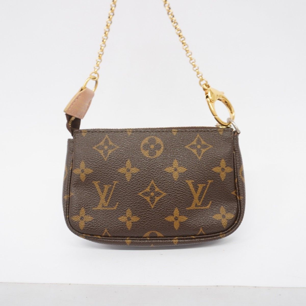 Louis Vuitton Pouch Monogram Mini Pochette Brown — view 9