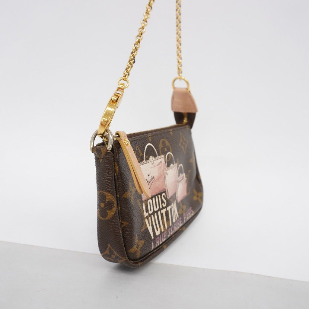 Louis Vuitton Pouch Monogram Mini Pochette Brown — view 2