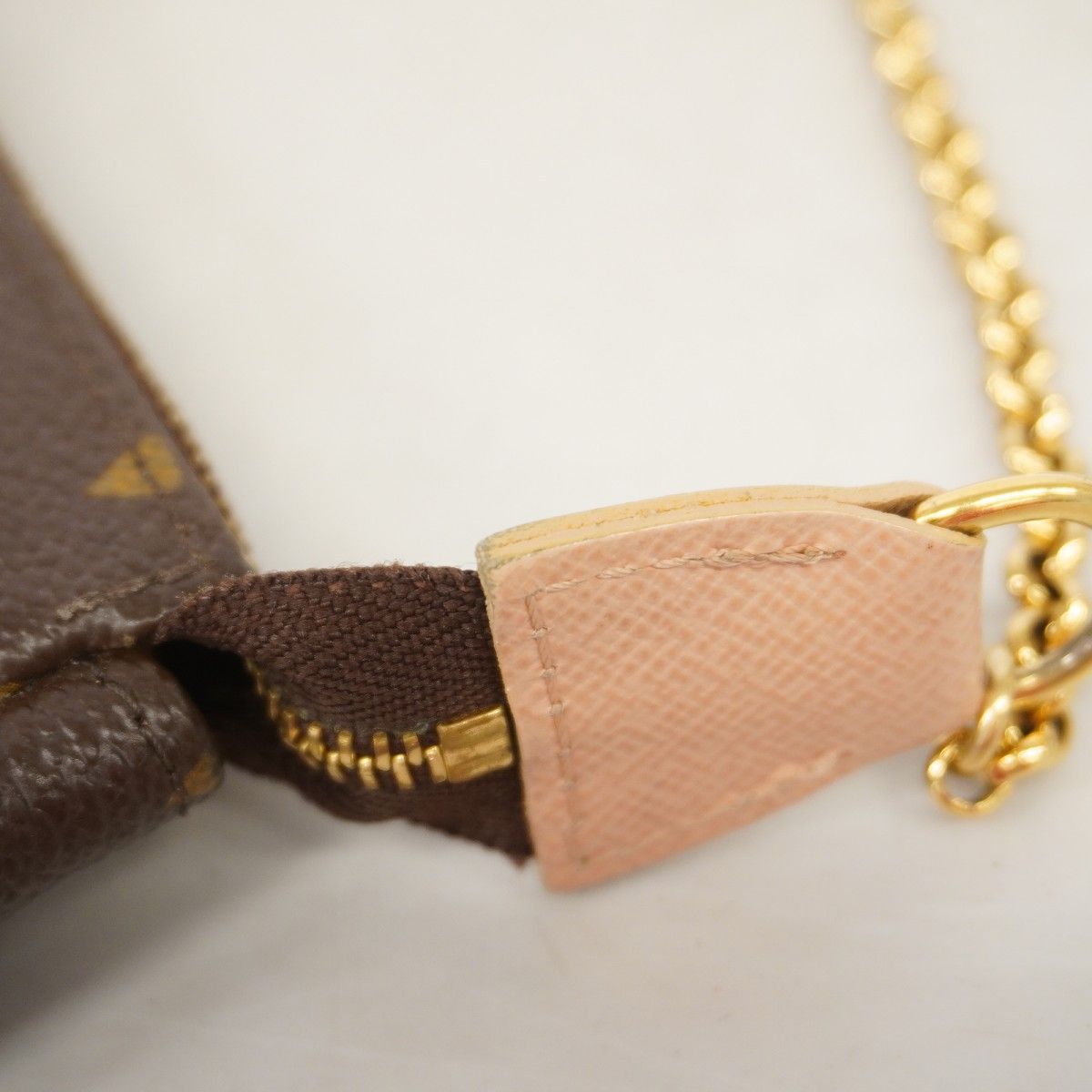 Louis Vuitton Pouch Monogram Mini Pochette Brown — view 7