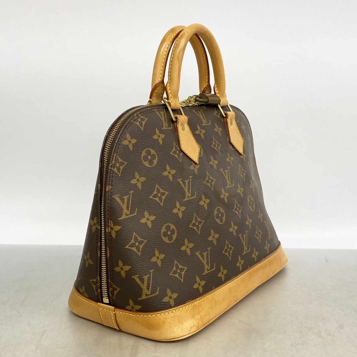 Louis Vuitton Handbag Monogram Alma Brown — view 2