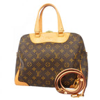 Louis Vuitton Handbag Monogram Retiro Brown 2-Way