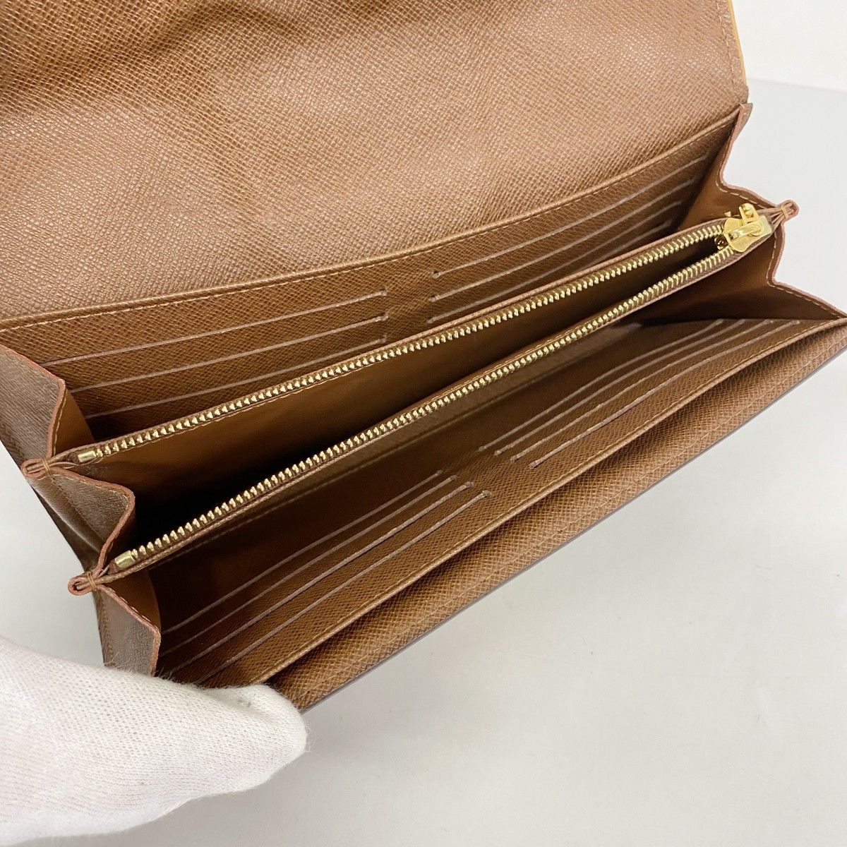 Louis Vuitton Wallet Monogram Portefeuille Boesi Brown — view 3