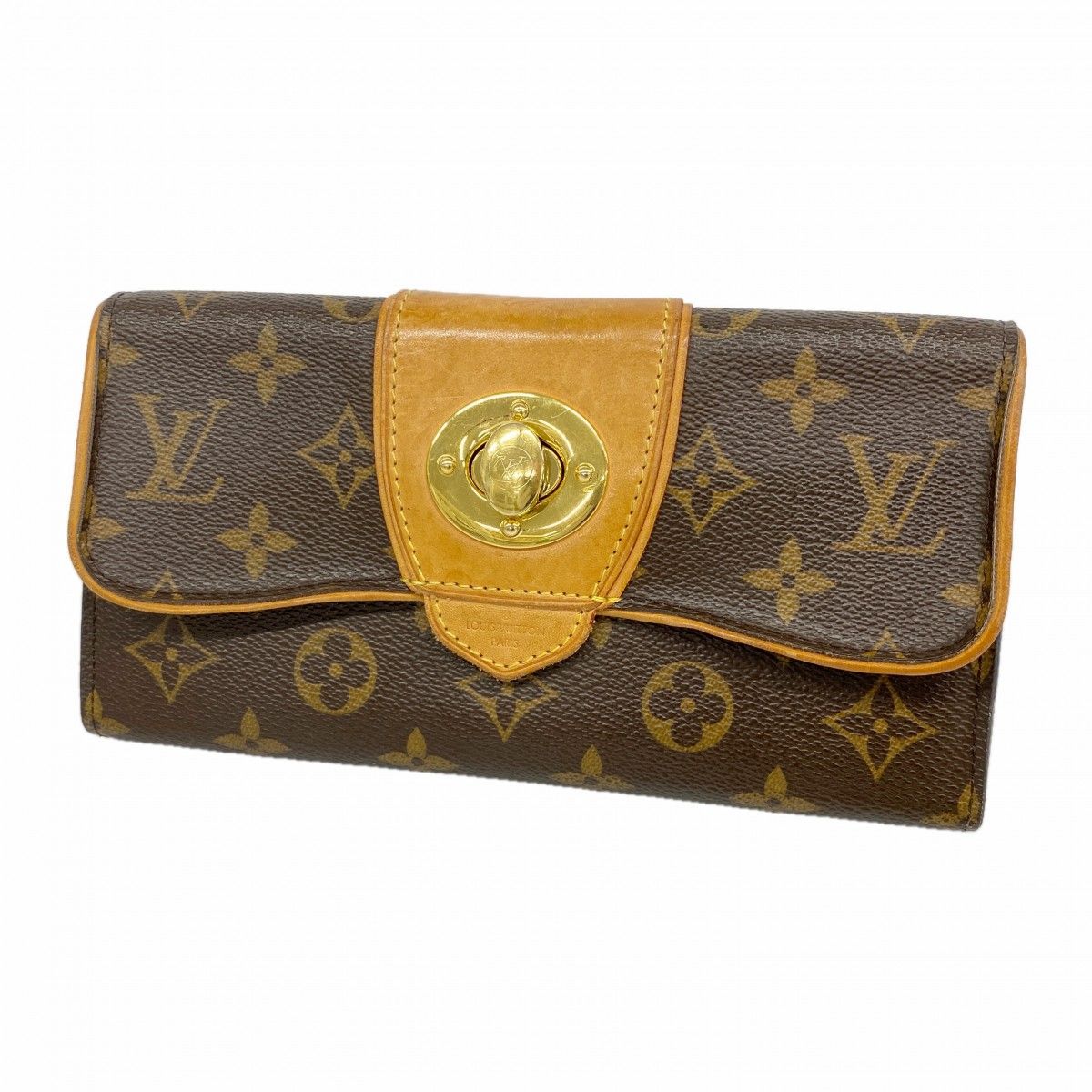 Louis Vuitton Wallet Monogram Portefeuille Boesi Brown