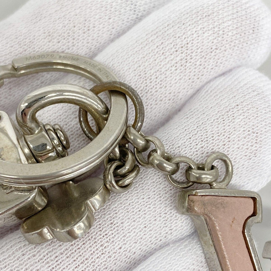 Louis Vuitton Key Holder Charm Porte Cles LV Capucines Pink Silver — view 3