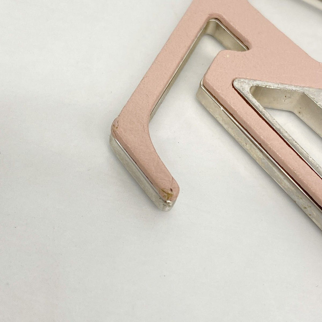 Louis Vuitton Key Holder Charm Porte Cles LV Capucines Pink Silver — view 5