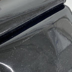 Chanel Trifold Wallet Patent Leather Black Silver — view 8
