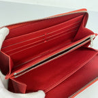 Louis Vuitton Wallet Epi Zippy Organizer Rouge — view 8
