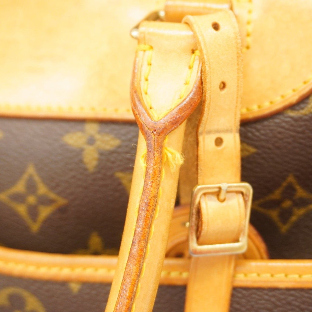 Louis Vuitton Handbag Monogram Deauville Brown — view 9