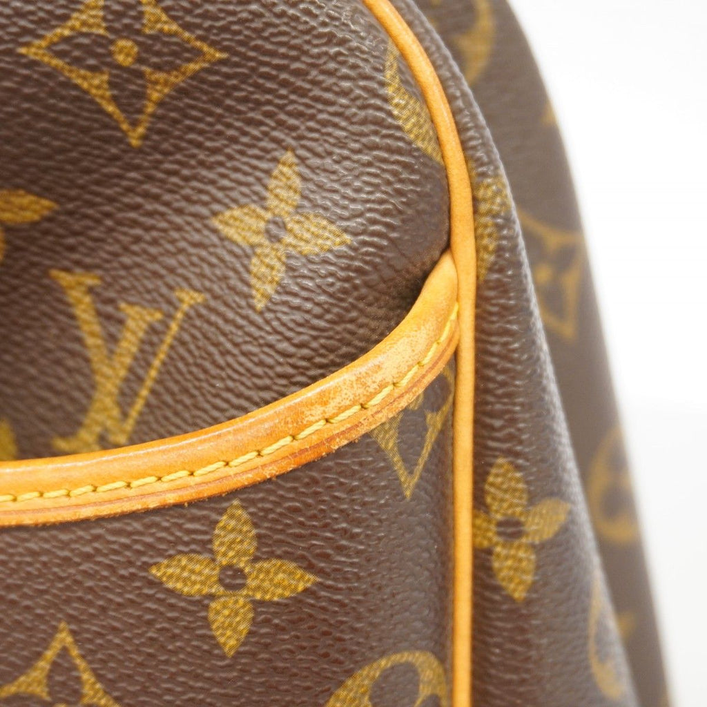 Louis Vuitton Handbag Monogram Deauville Brown — view 7