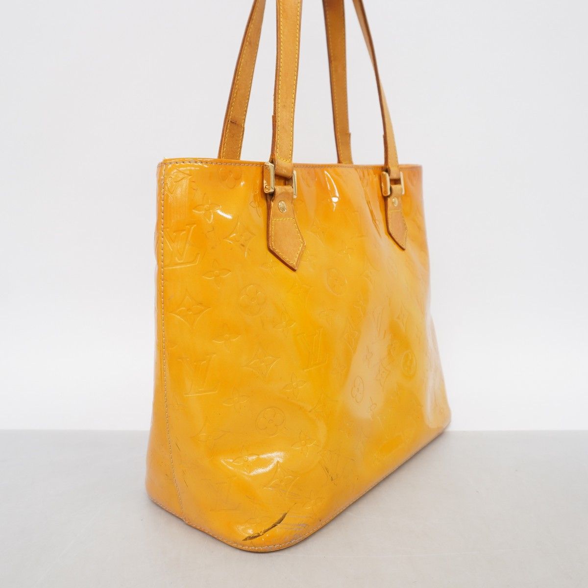 Louis Vuitton Tote Vernis Houston Beige — view 2