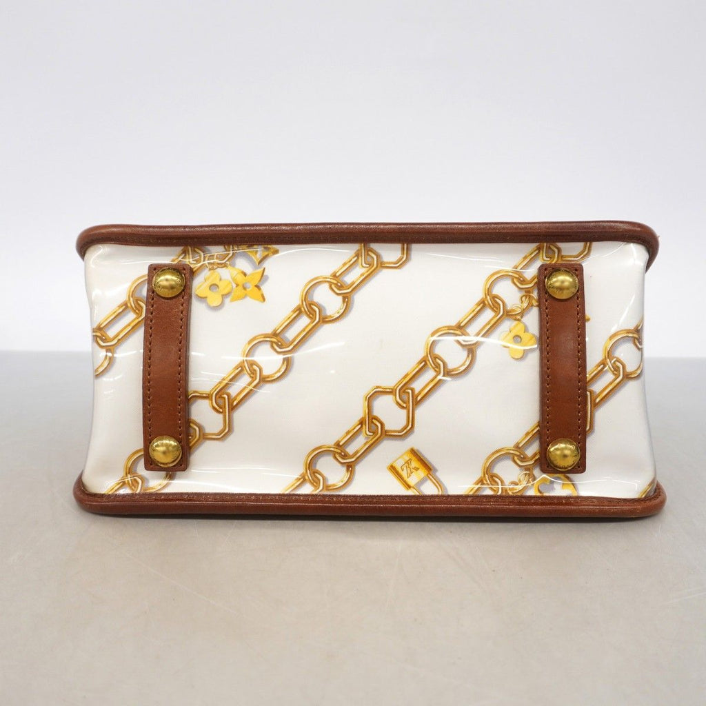 Louis Vuitton Handbag Monogram Charm Hippopotamus Brown Blanc — view 3