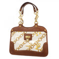 Louis Vuitton Handbag Monogram Charm Hippopotamus Brown Blanc