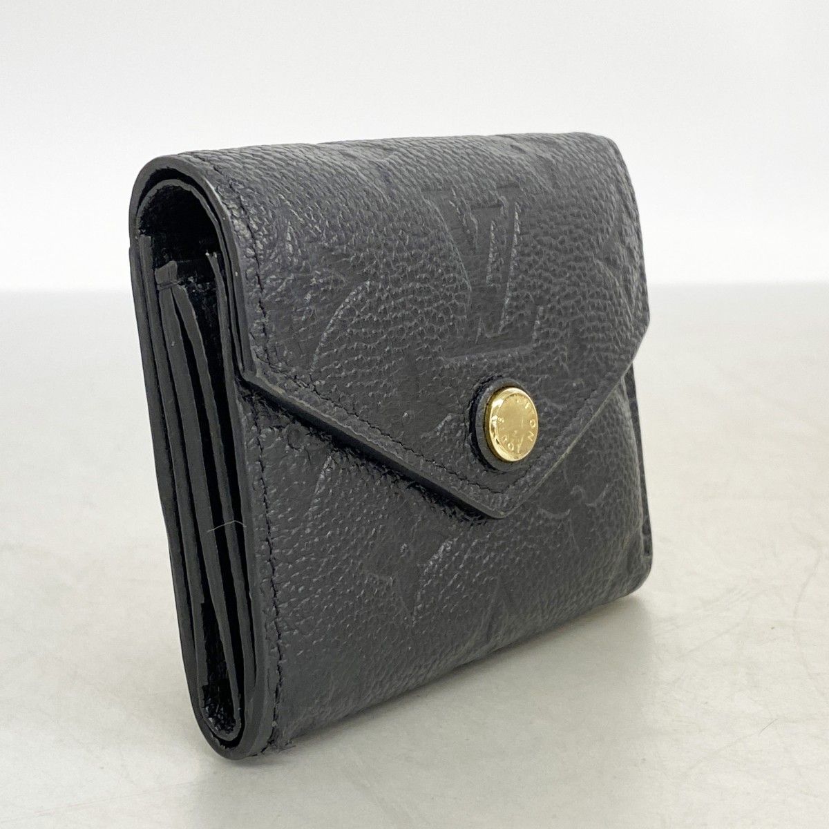 Louis Vuitton Trifold Wallet Monogram Empreinte Portefeuille Zoe Noir — view 2