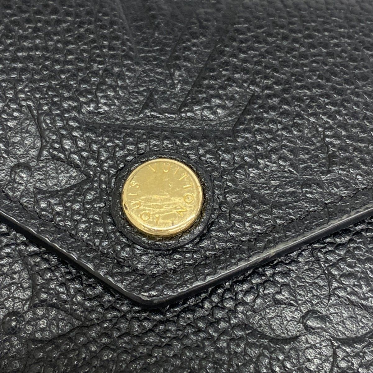 Louis Vuitton Trifold Wallet Monogram Empreinte Portefeuille Zoe Noir — view 8