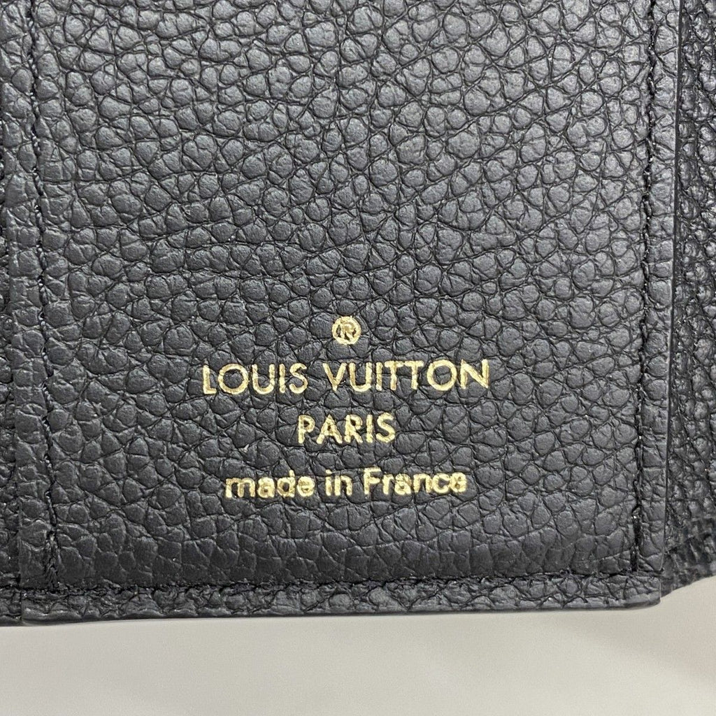 Louis Vuitton Trifold Wallet Monogram Empreinte Portefeuille Zoe Noir — view 4