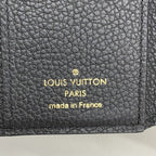 Louis Vuitton Trifold Wallet Monogram Empreinte Portefeuille Zoe Noir — view 4