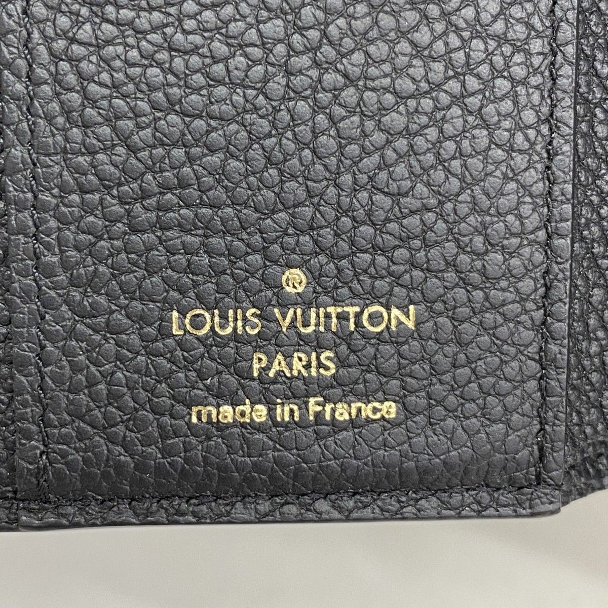 Louis Vuitton Trifold Wallet Monogram Empreinte Portefeuille Zoe Noir — view 4