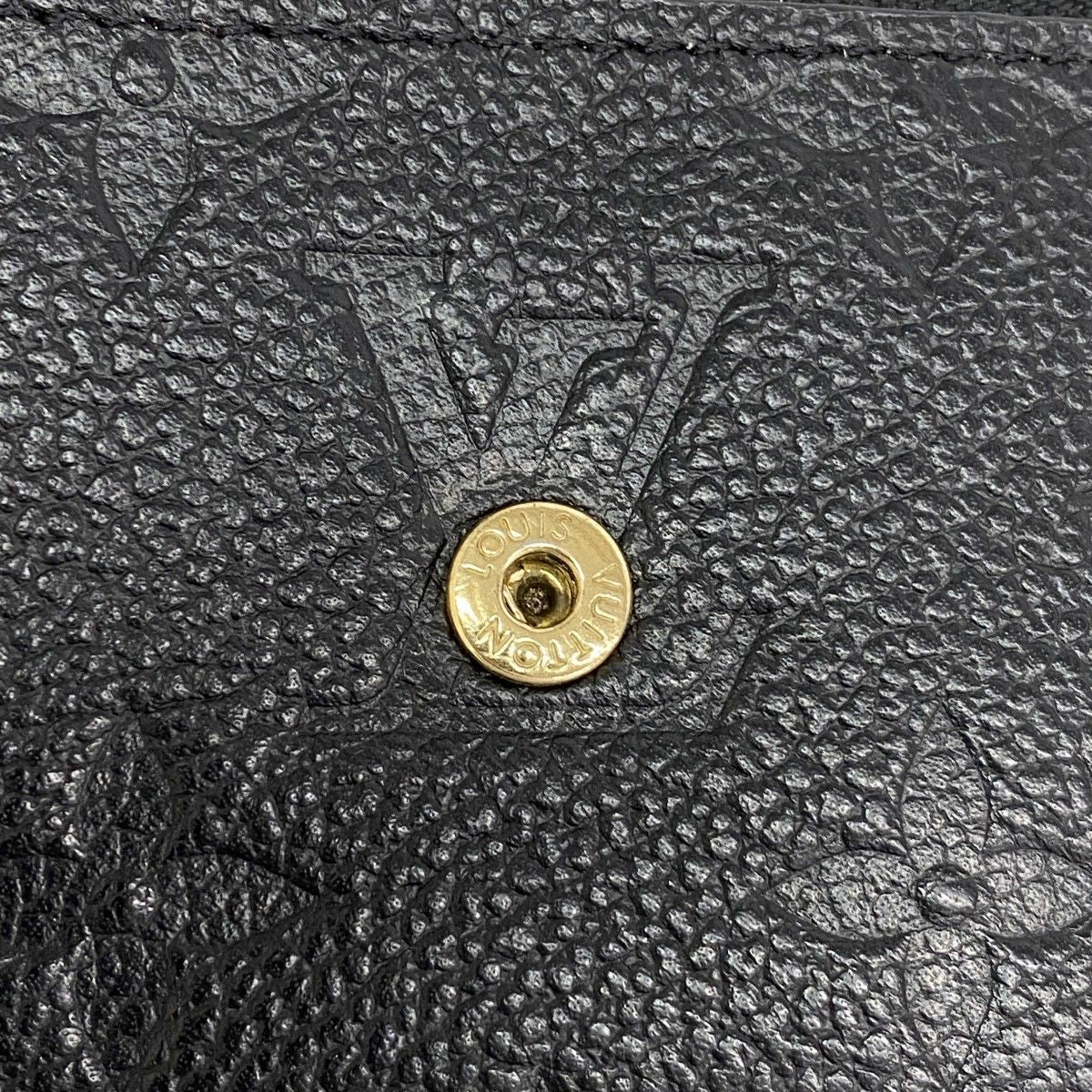 Louis Vuitton Trifold Wallet Monogram Empreinte Portefeuille Zoe Noir — view 7