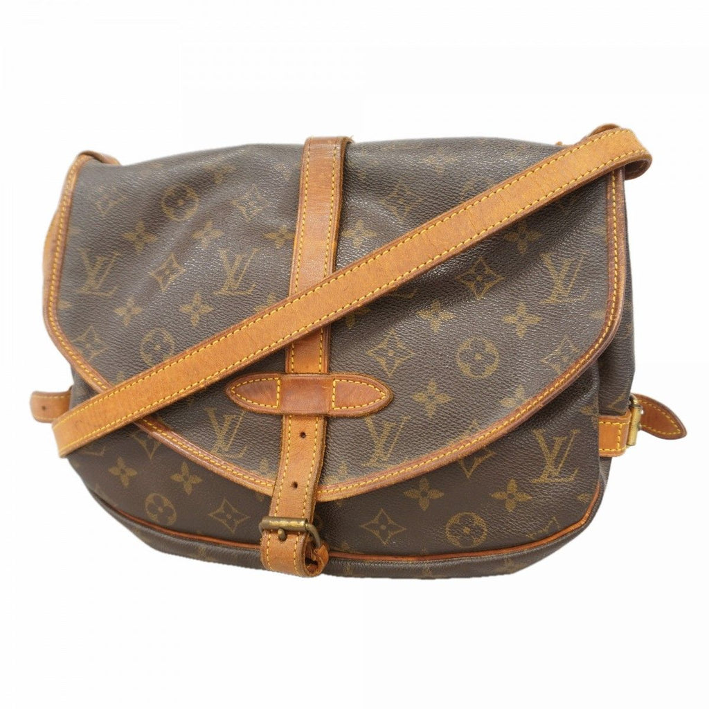 Louis Vuitton Shoulder Bag Monogram Saumur 30 Brown