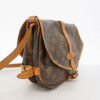 Louis Vuitton Shoulder Bag Monogram Saumur 30 Brown — view 2