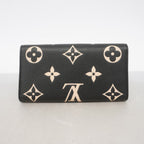 Louis Vuitton Wallet Monogram Empreinte Bicolor Portefeuille Sarah Black Beige — view 6