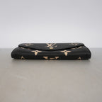 Louis Vuitton Wallet Monogram Empreinte Bicolor Portefeuille Sarah Black Beige — view 2
