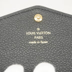 Louis Vuitton Wallet Monogram Empreinte Bicolor Portefeuille Sarah Black Beige — view 4
