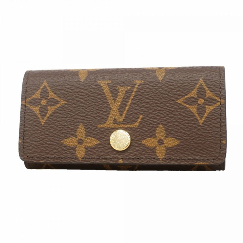 Louis Vuitton Key Case Monogram Multicles 4 Brown Joanne Dell Key Holder