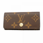 Louis Vuitton Key Case Monogram Multicles 4 Brown Joanne Dell Key Holder