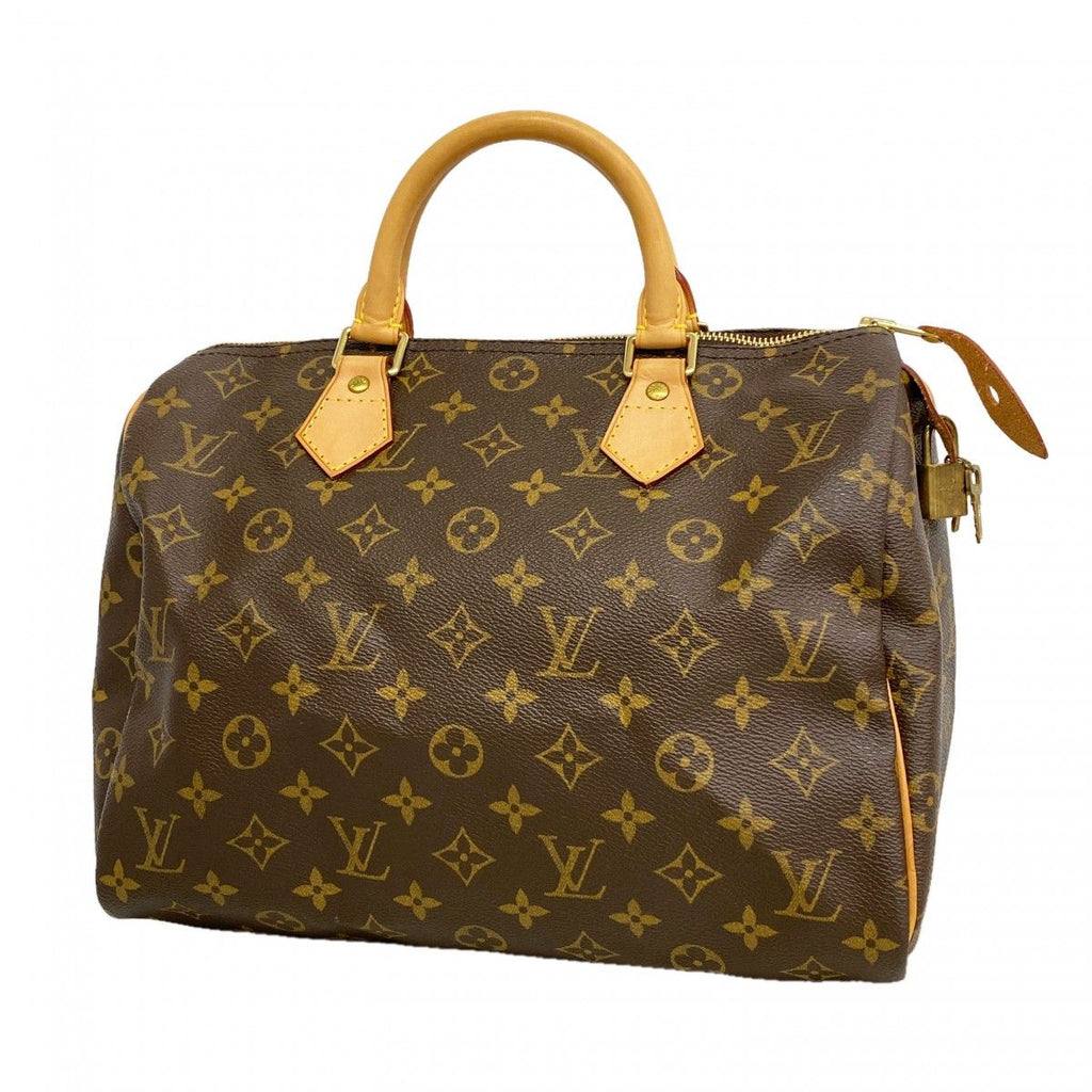 Louis Vuitton Handbag Monogram Speedy 30 Brown