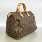 Louis Vuitton Handbag Monogram Speedy 30 Brown — view 2