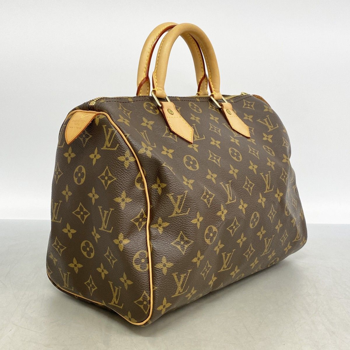 Louis Vuitton Handbag Monogram Speedy 30 Brown — view 2