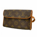 Louis Vuitton Waist Bag Monogram Pochette Florentine Brown
