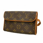 Louis Vuitton Waist Bag Monogram Pochette Florentine Brown