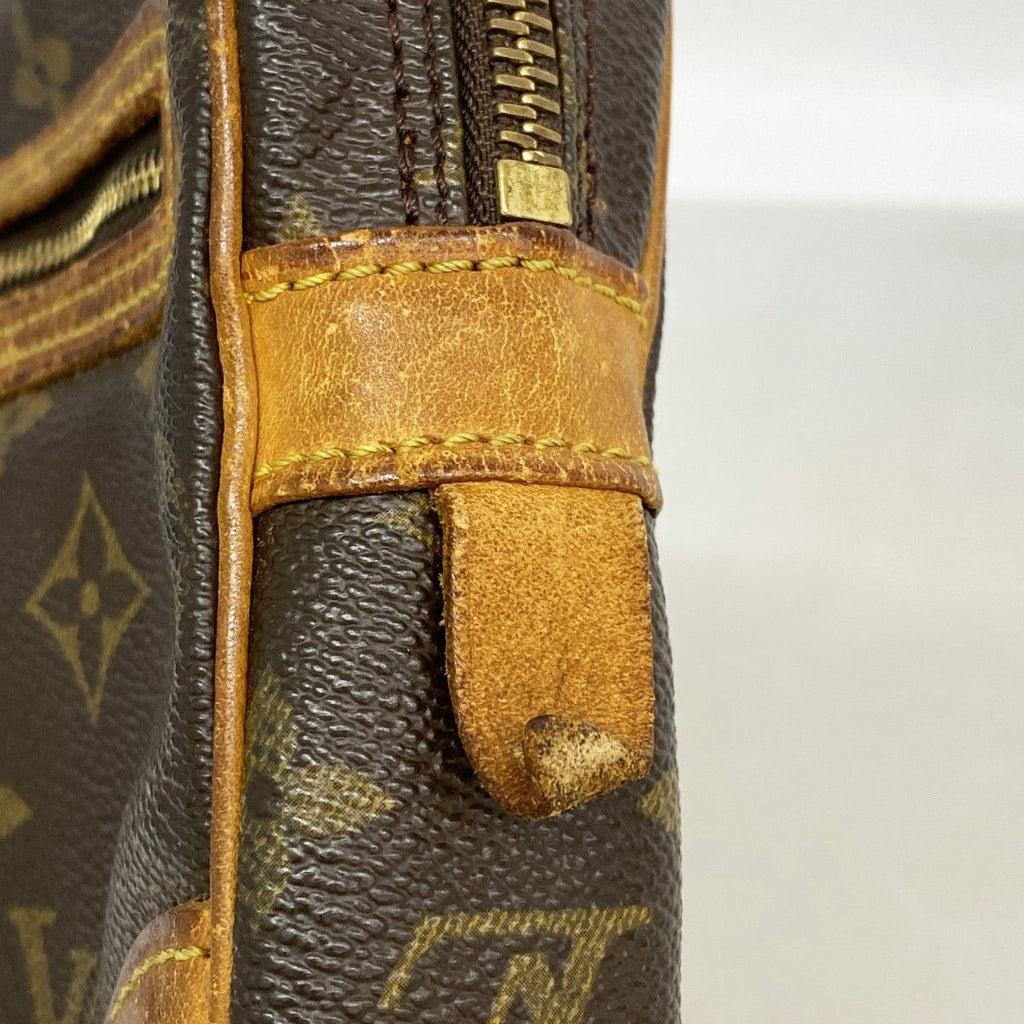 Louis Vuitton Clutch Monogram Marly Dragonne GM Brown — view 7