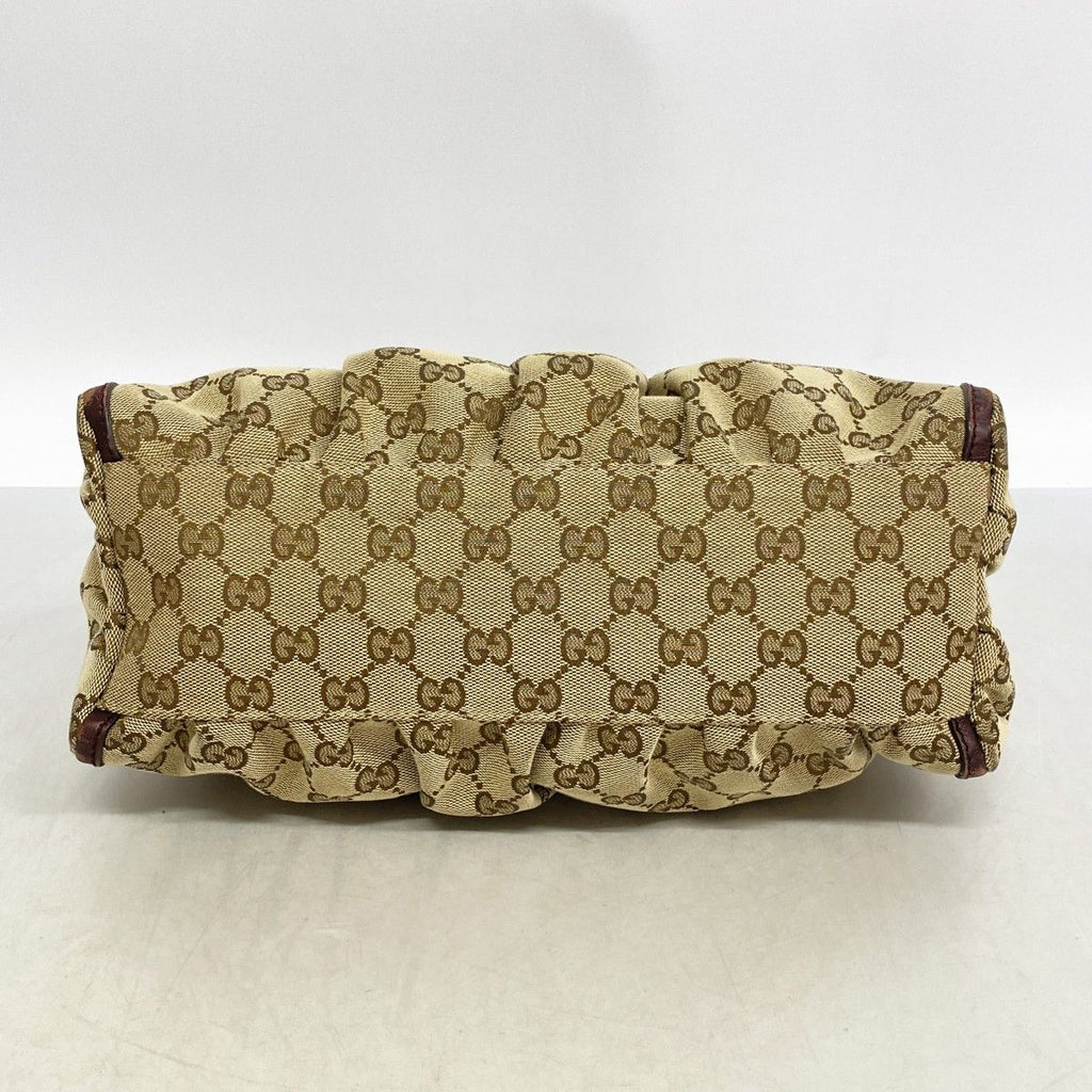 Gucci Handbag GG Canvas Abbey Beige Bordeaux Champagne Gold — view 3