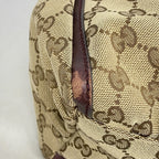 Gucci Handbag GG Canvas Abbey Beige Bordeaux Champagne Gold — view 6