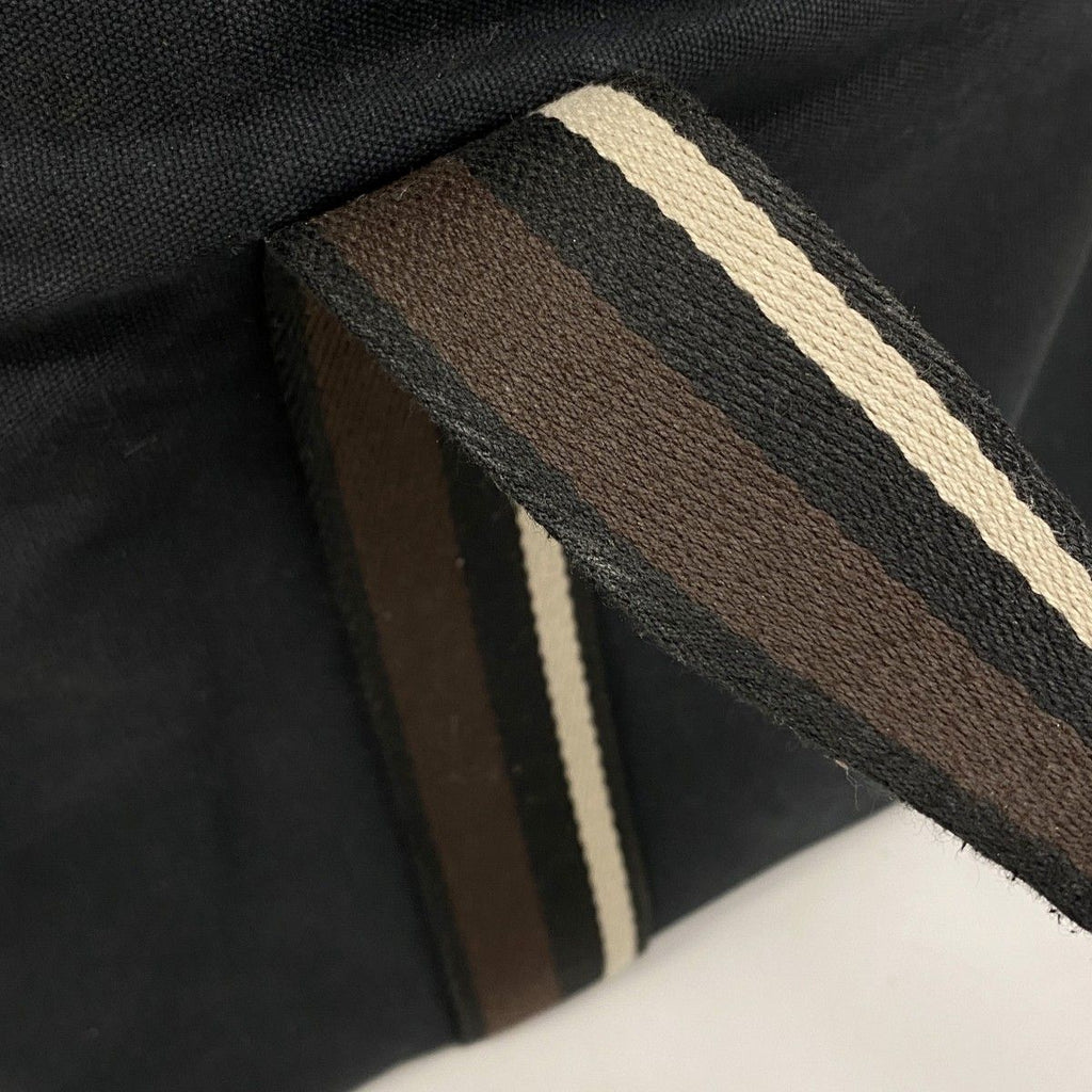 Hermes Tote Trocahoriental MM Canvas Black Brown Silver — view 9