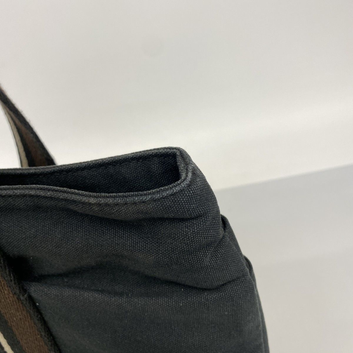 Hermes Tote Trocahoriental MM Canvas Black Brown Silver — view 7