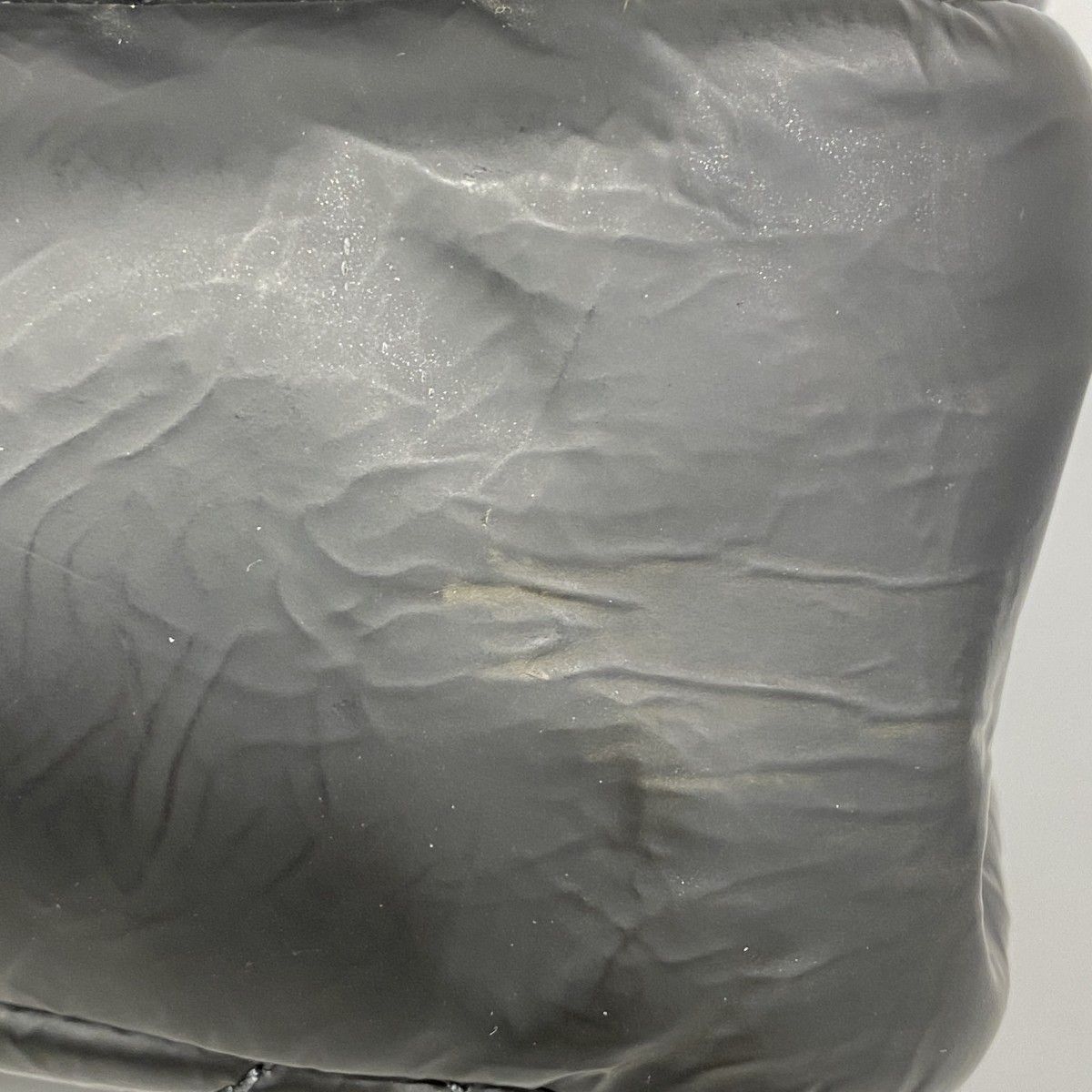 Chanel Shoulder Bag Quilted Leather Black Silver — view 8