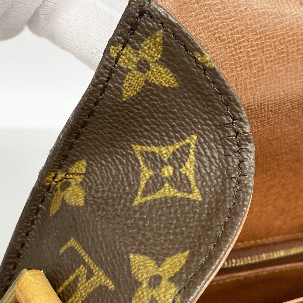 Louis Vuitton Shoulder Bag Monogram Saint Cloud GM Brown — view 8