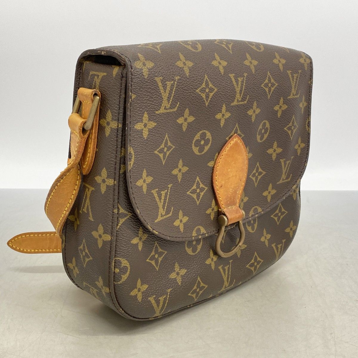 Louis Vuitton Shoulder Bag Monogram Saint Cloud GM Brown — view 2