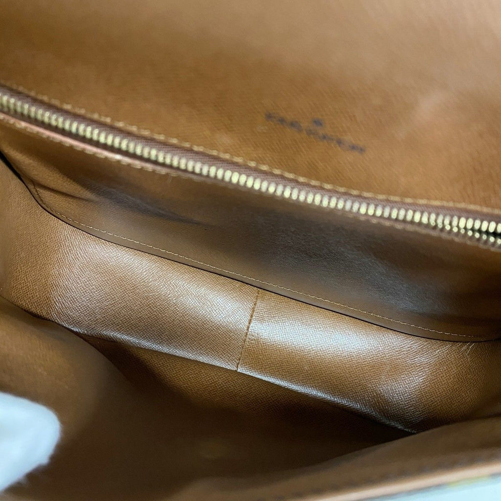 Louis Vuitton Shoulder Bag Monogram Saint Cloud GM Brown — view 4