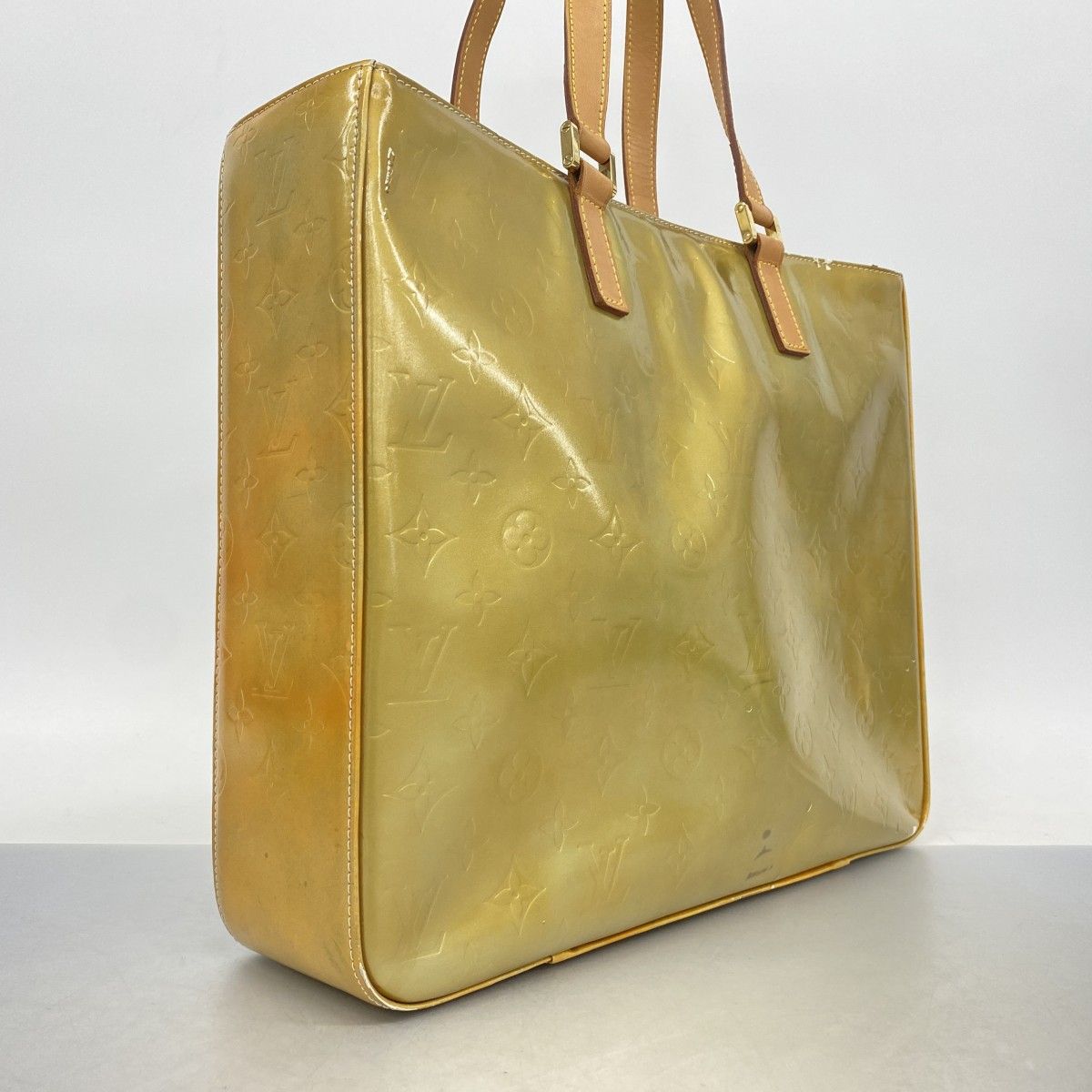 Louis Vuitton Tote Vernis Columbus Gray — view 2