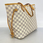 Louis Vuitton Tote Damier Azur Neverfull MM White — view 2