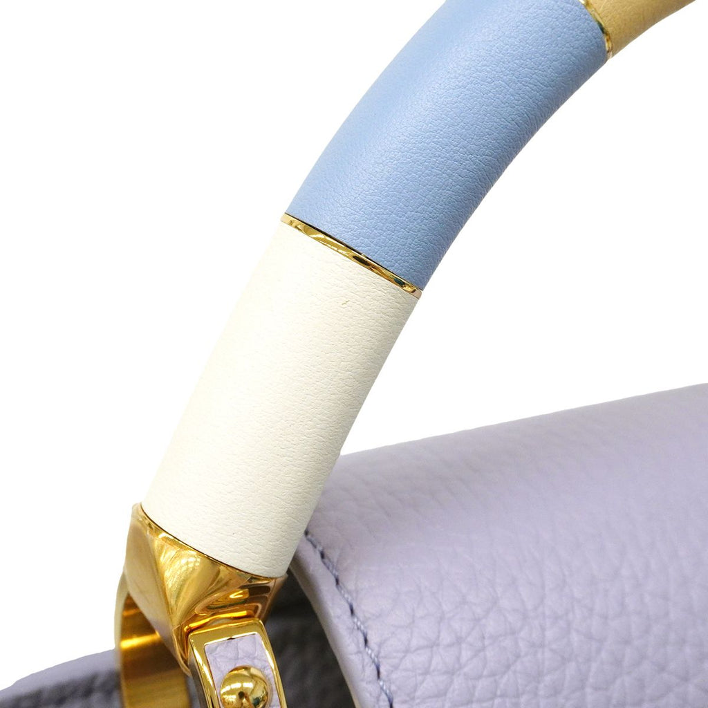 Louis Vuitton Handbag Taurillon Capucines BB Purple 2-Way — view 8