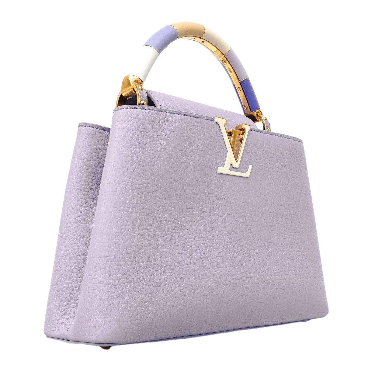 Louis Vuitton Handbag Taurillon Capucines BB Purple 2-Way — view 2