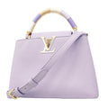 Louis Vuitton Handbag Taurillon Capucines BB Purple 2-Way